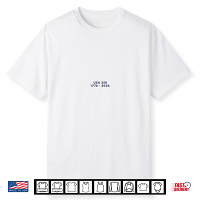 American Flag Vintage Poster 1776 2026 Independence 250Th Shirt