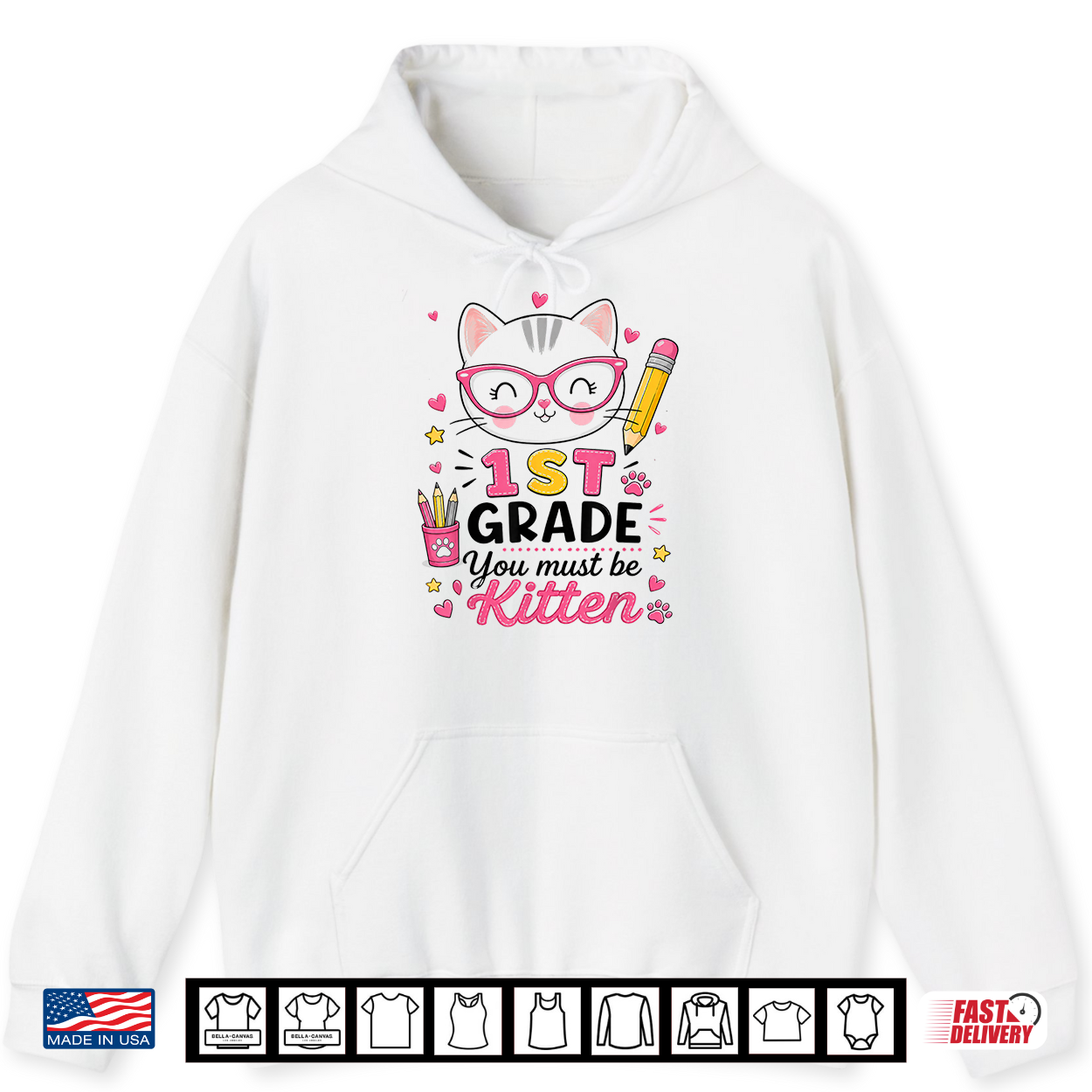 1St Grade You Must Be Kitten Cat Back To School Cute Girl Shirt 1St Grade You Must Be Kitten Cat Back To School Cute Girl Shirt