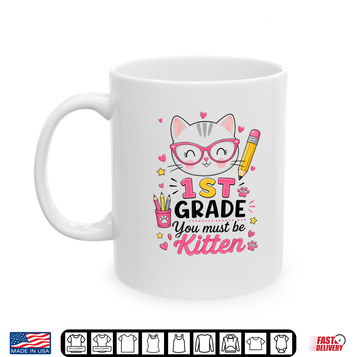 1St Grade You Must Be Kitten Cat Back To School Cute Girl Shirt 1St Grade You Must Be Kitten Cat Back To School Cute Girl Shirt
