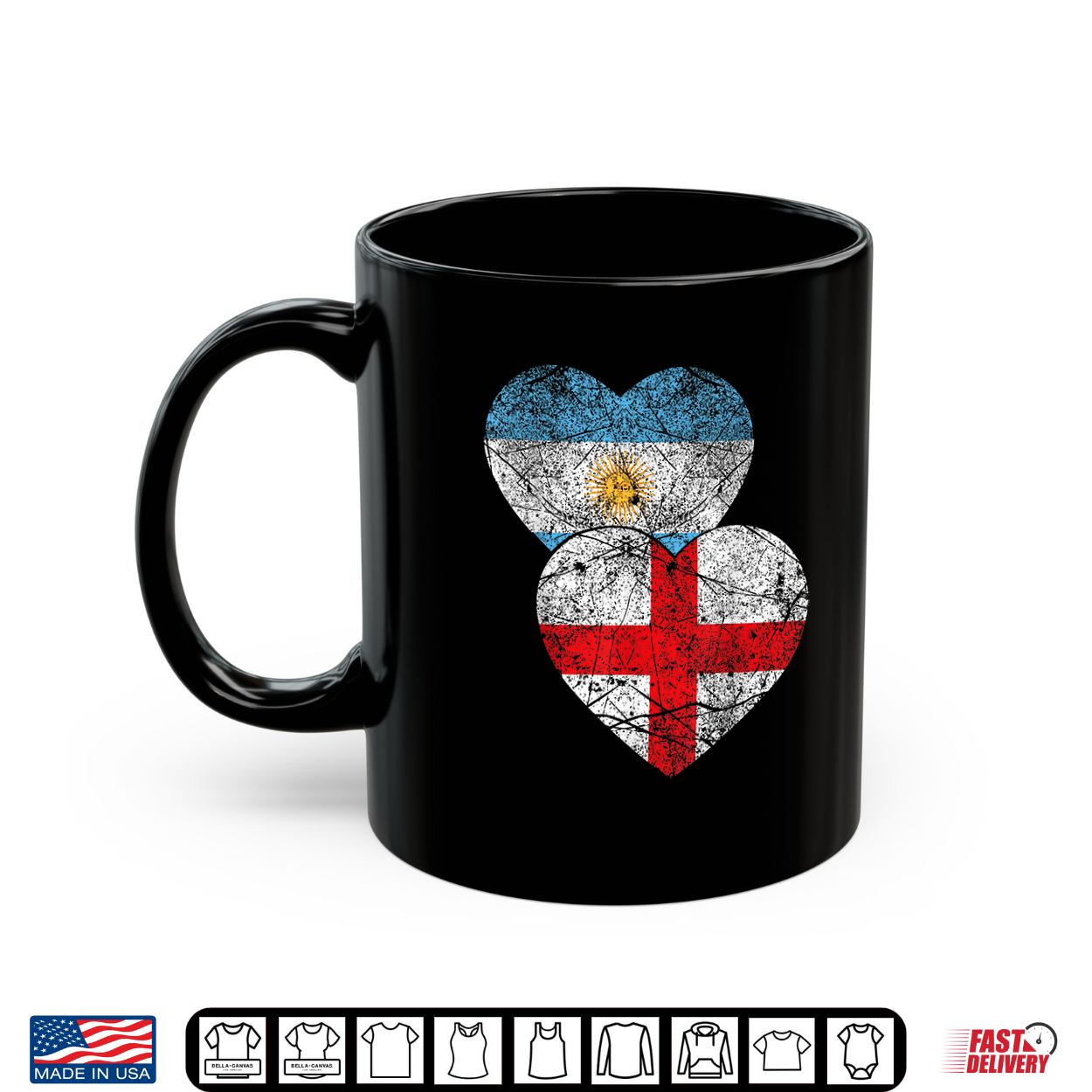 Half England Half Argentine Flags English Argentina Fans Shirt Half England Half Argentine Flags English Argentina Fans Shirt
