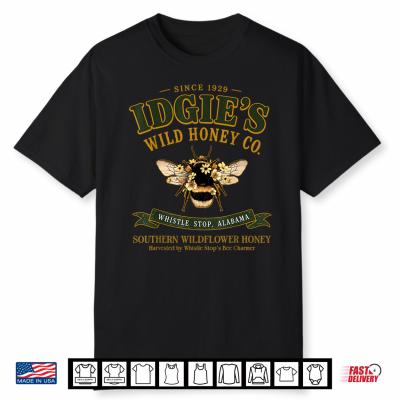 Idgie’S Wild Honey Co Southern Whistle Stop Café Graphic Shirt