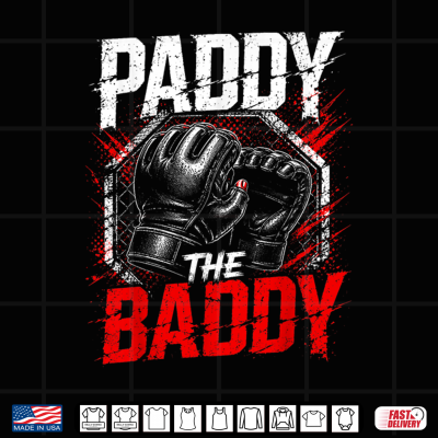 Design Paddy The Baddy Vintage Retro Fathers Day Shirt