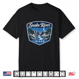 Snake River Idaho River Nature Landscape Outdoor Adventure Shirt