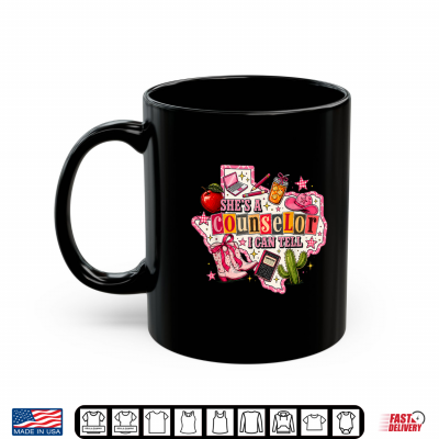 Mug Shes A Counselor I Can Tell Retro Western Design Shirt