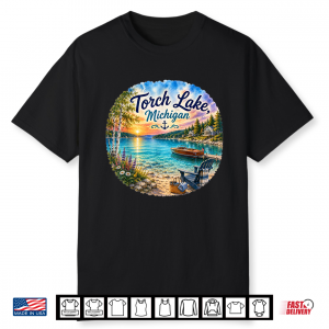 Torch Lake Michigan Mi Caribbean Paradise Sandbar Shirt
