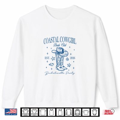 Sweatshirt Coastal Cowgirl Bride Club 2026 Beach Bachelorette Party Shirt