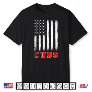 Retro Cubs Last Name Pride Cubs Name American Vintage Style Shirt