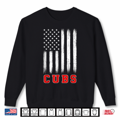 Sweatshirt Retro Cubs Last Name Pride Cubs Name American Vintage Style Shirt