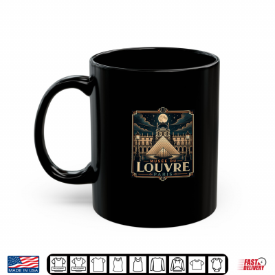 Mug Musee du Louvre Paris France Full Moon Shirt