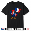 Coq Français Drapeau Tricolore Supporter France Tee Shirt