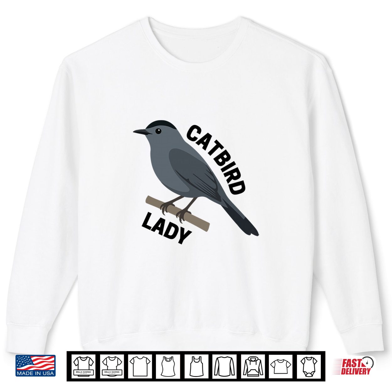 Funny Cute Catbird Lady Shirt Funny Cute Catbird Lady Shirt