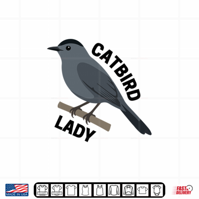 Funny Cute Catbird Lady Shirt 4 Design Funny Cute Catbird Lady Shirt