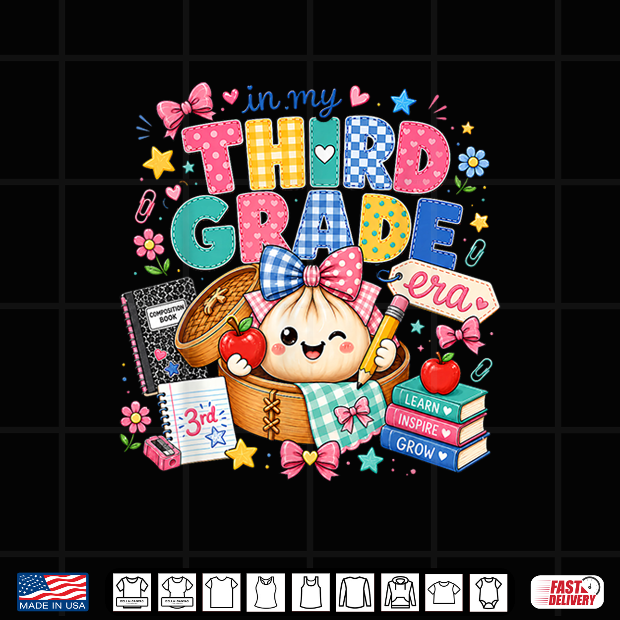 In My Third Grade Dumpling For Girls Teacher Back To School Shirt In My Third Grade Dumpling For Girls Teacher Back To School Shirt
