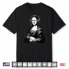 Mona Lisa Bass Face Retro Edm Headphones Musician Shirt