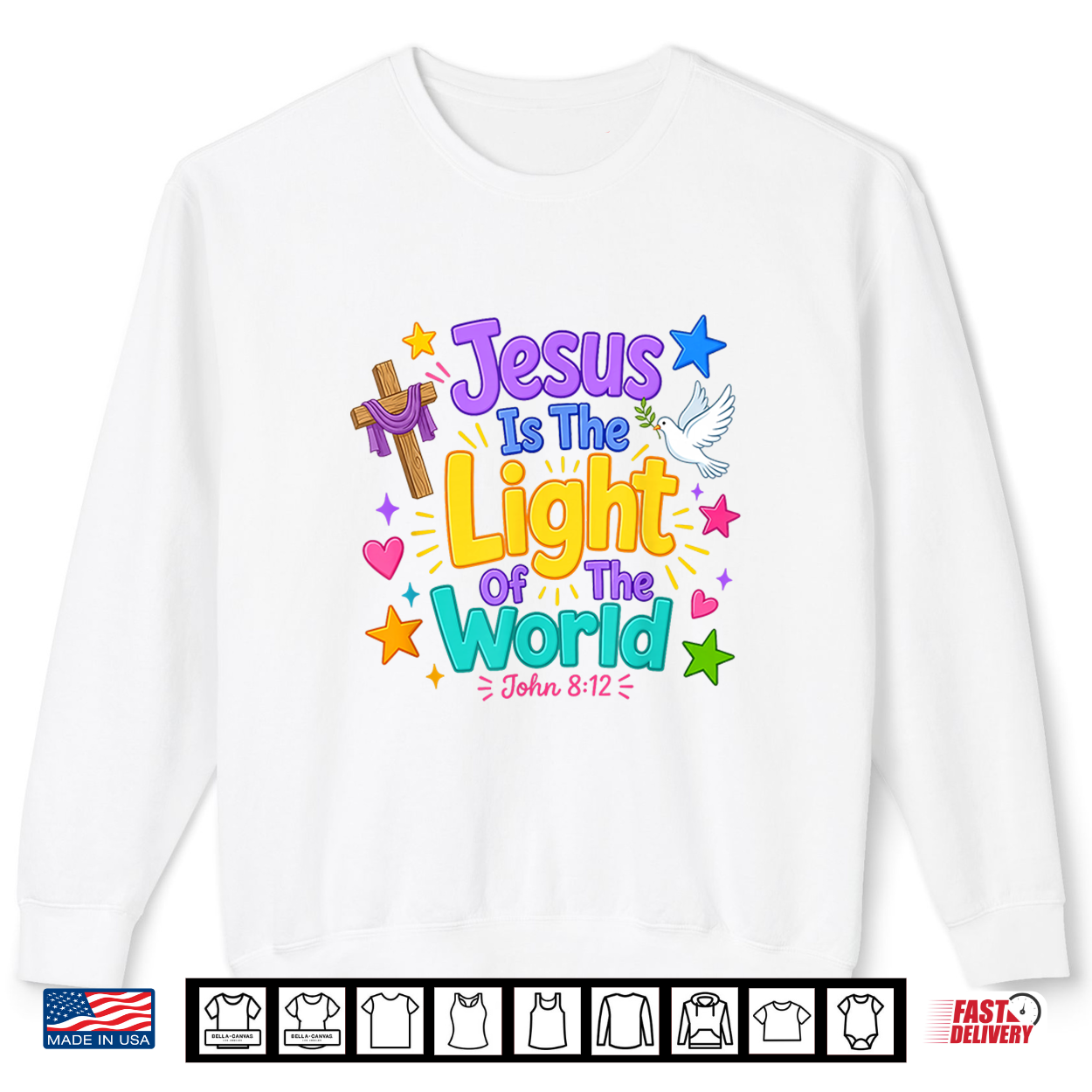 Jesus Is The Light Of The World John 8 12 Vbs Shirt Jesus Is The Light Of The World John 8 12 Vbs Shirt