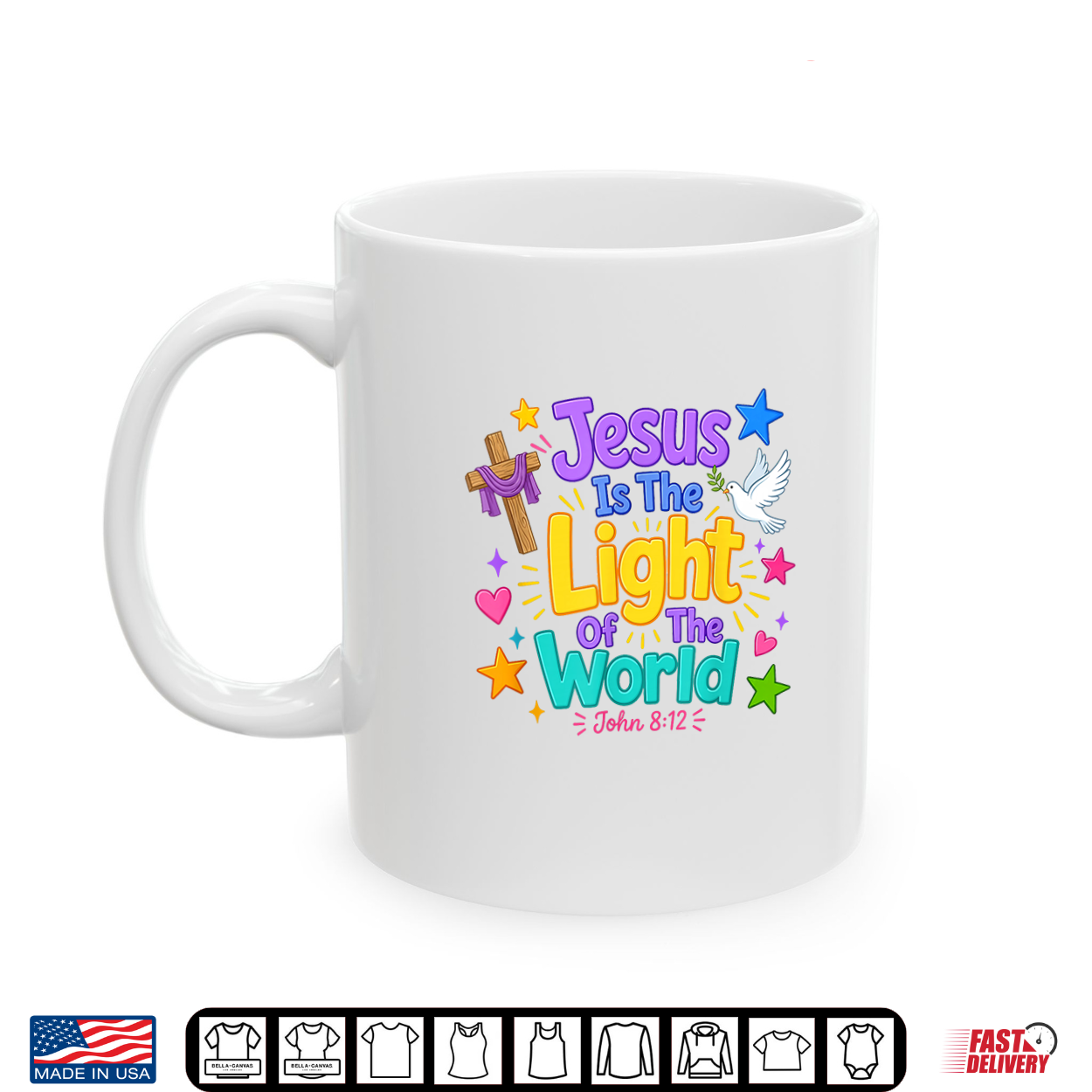 Jesus Is The Light Of The World John 8 12 Vbs Shirt Jesus Is The Light Of The World John 8 12 Vbs Shirt