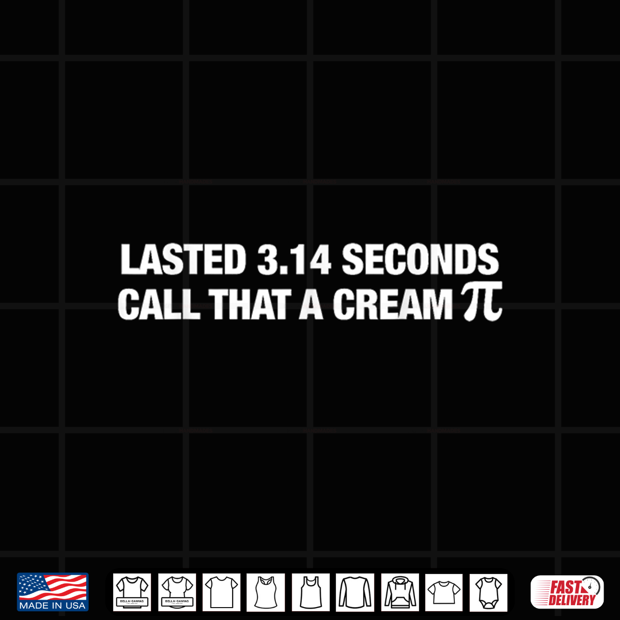 Lasted 3.14 Seconds Call That A Cream Pi Funny Match Pun Shirt Lasted 3.14 Seconds Call That A Cream Pi Funny Match Pun Shirt
