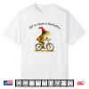 Off To Cause A Kerfuffle Weird Frog Riding Bicycle Toad Shirt