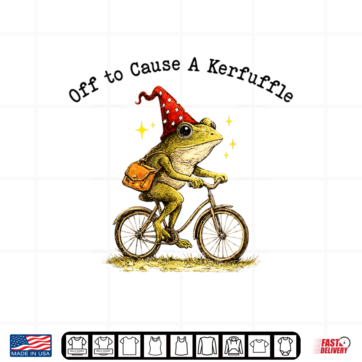 Off To Cause A Kerfuffle Weird Frog Riding Bicycle Toad Shirt Off To Cause A Kerfuffle Weird Frog Riding Bicycle Toad Shirt