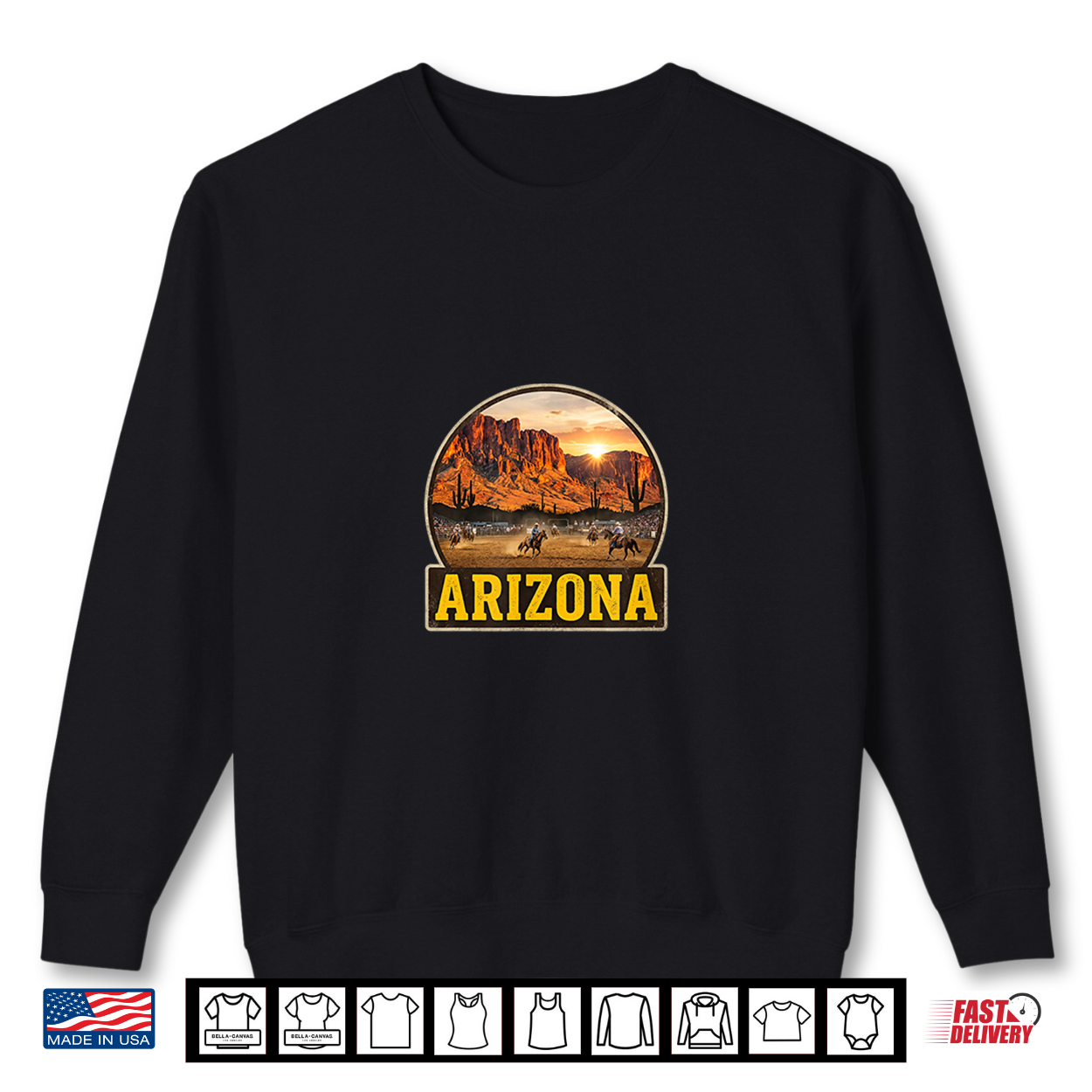 Arizona Red Rock Mountain Rodeo Shirt Arizona Red Rock Mountain Rodeo Shirt