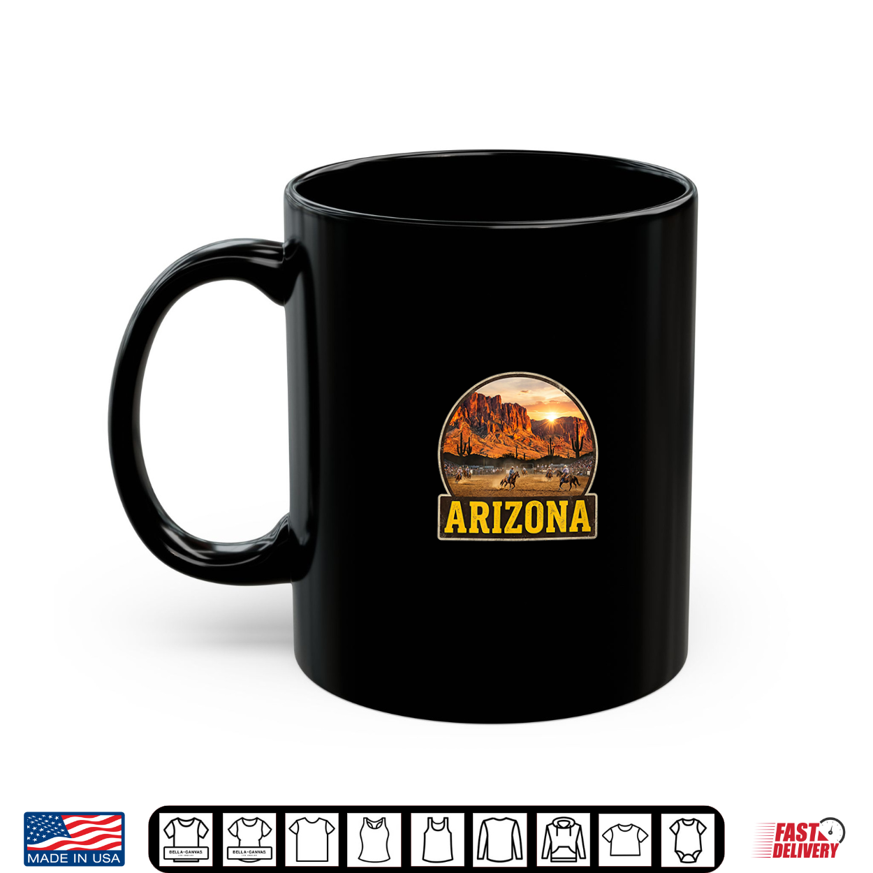 Arizona Red Rock Mountain Rodeo Shirt Arizona Red Rock Mountain Rodeo Shirt