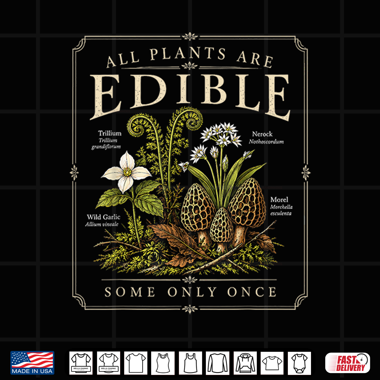 All Plants Edible Some Only Once Funny Gardening Halloween Shirt All Plants Edible Some Only Once Funny Gardening Halloween Shirt