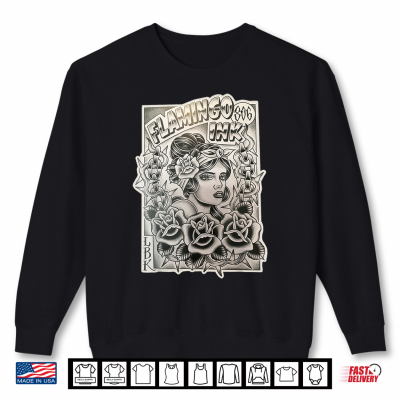 Flamingo Ink Shirt 2 Sweatshirt Flamingo Ink Shirt