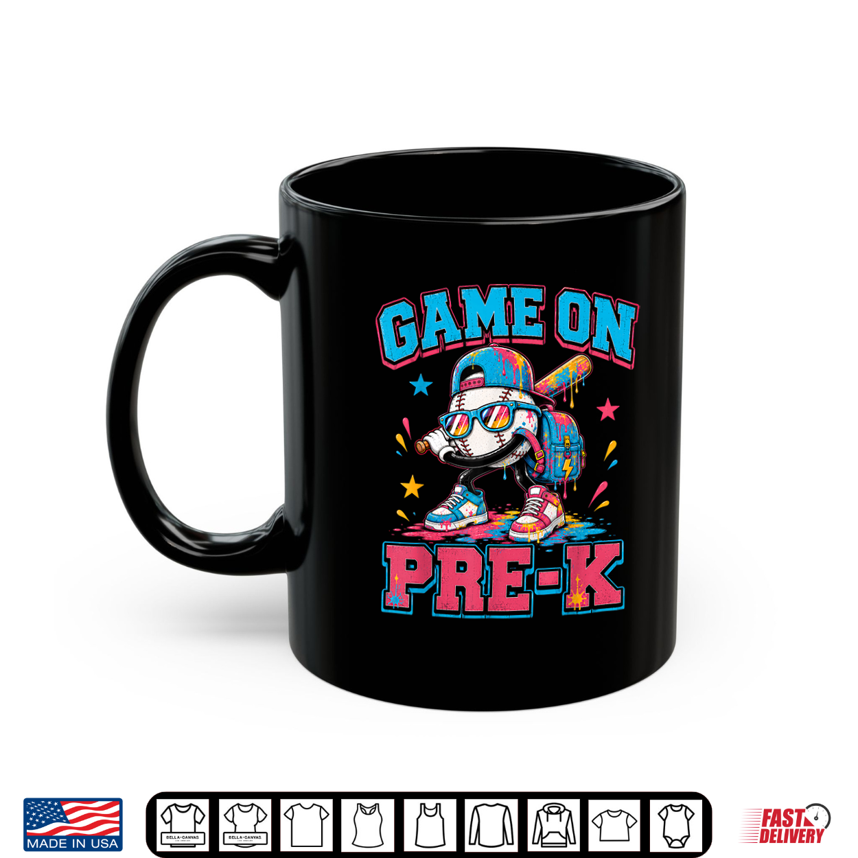 Game On Pre K Back To School Baseball Drip Preschool Boys Shirt Game On Pre K Back To School Baseball Drip Preschool Boys Shirt