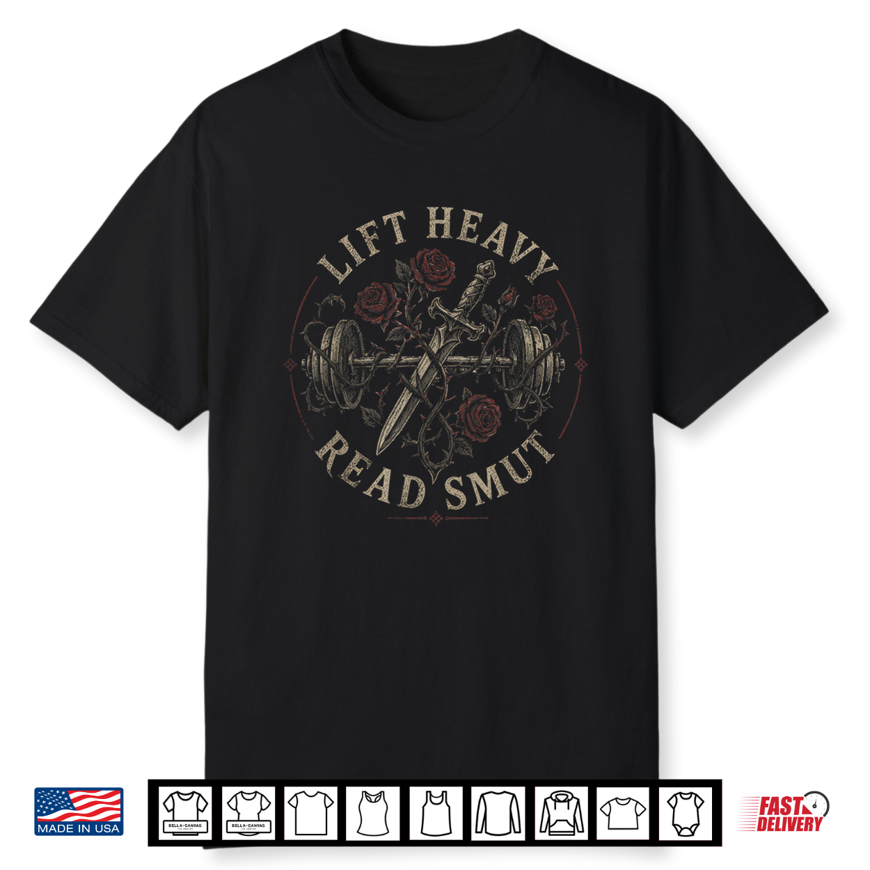 Lift Heavy Read Smut Workout Gym Book Reading Lovers Shirt Lift Heavy Read Smut Workout Gym Book Reading Lovers Shirt