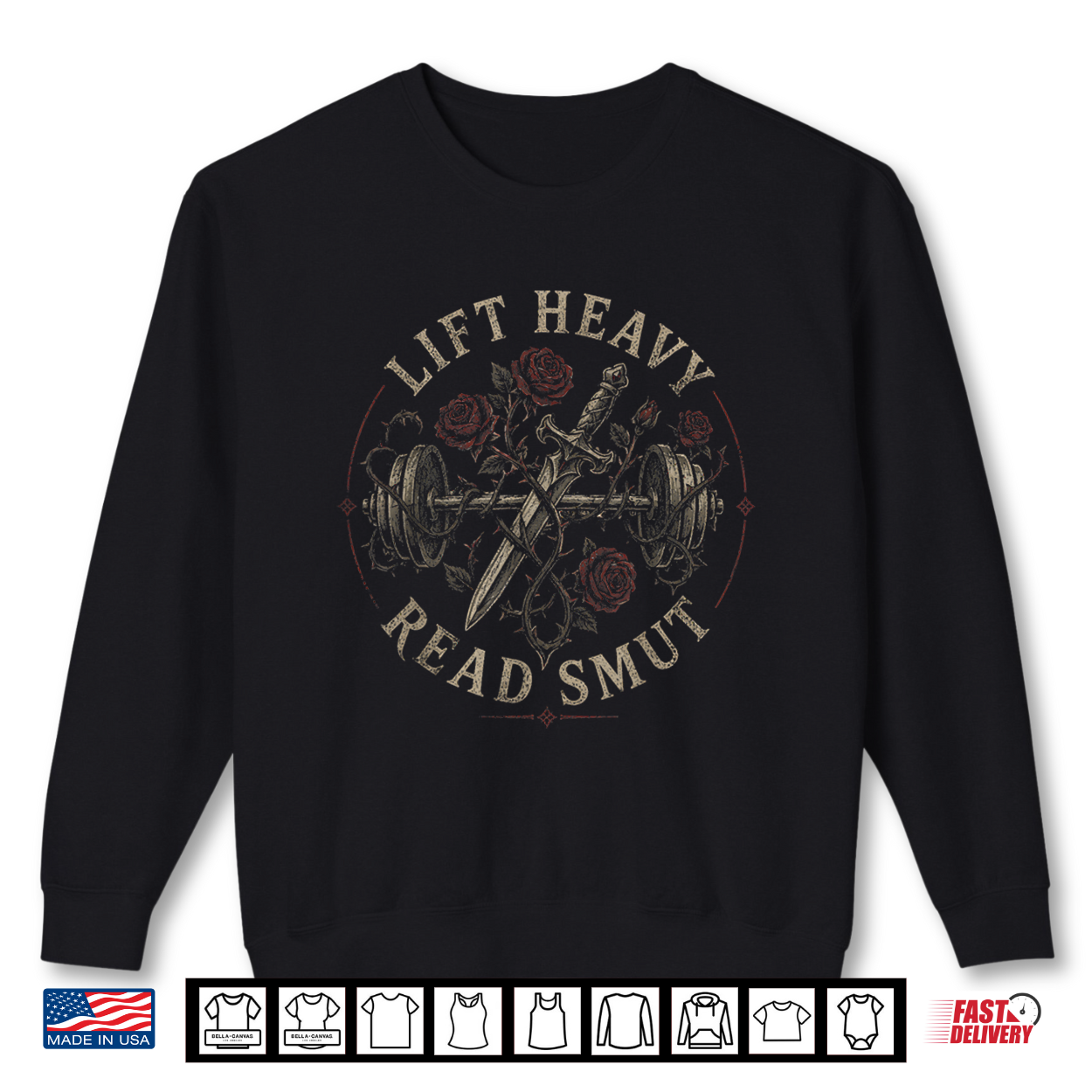 Lift Heavy Read Smut Workout Gym Book Reading Lovers Shirt Lift Heavy Read Smut Workout Gym Book Reading Lovers Shirt