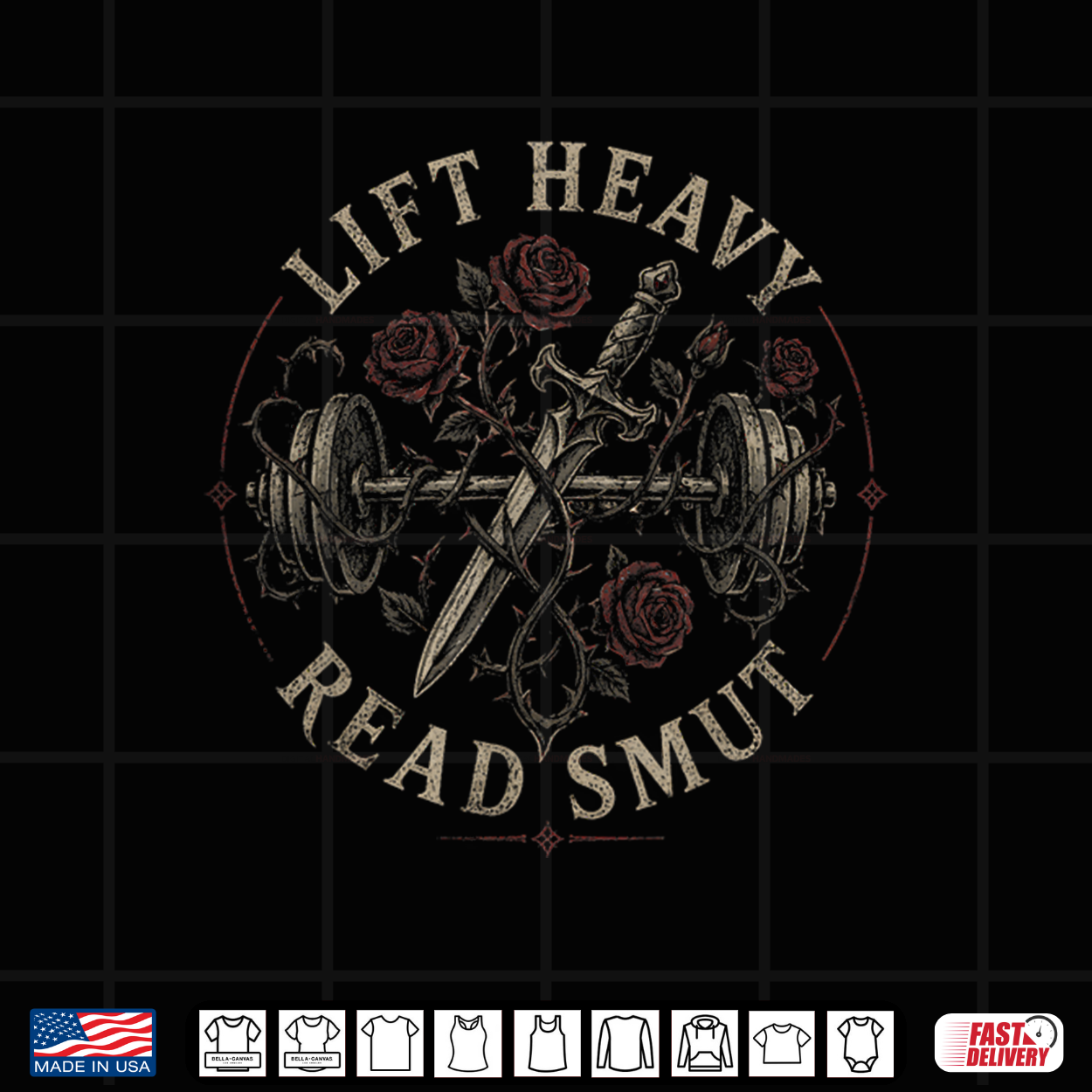 Lift Heavy Read Smut Workout Gym Book Reading Lovers Shirt Lift Heavy Read Smut Workout Gym Book Reading Lovers Shirt