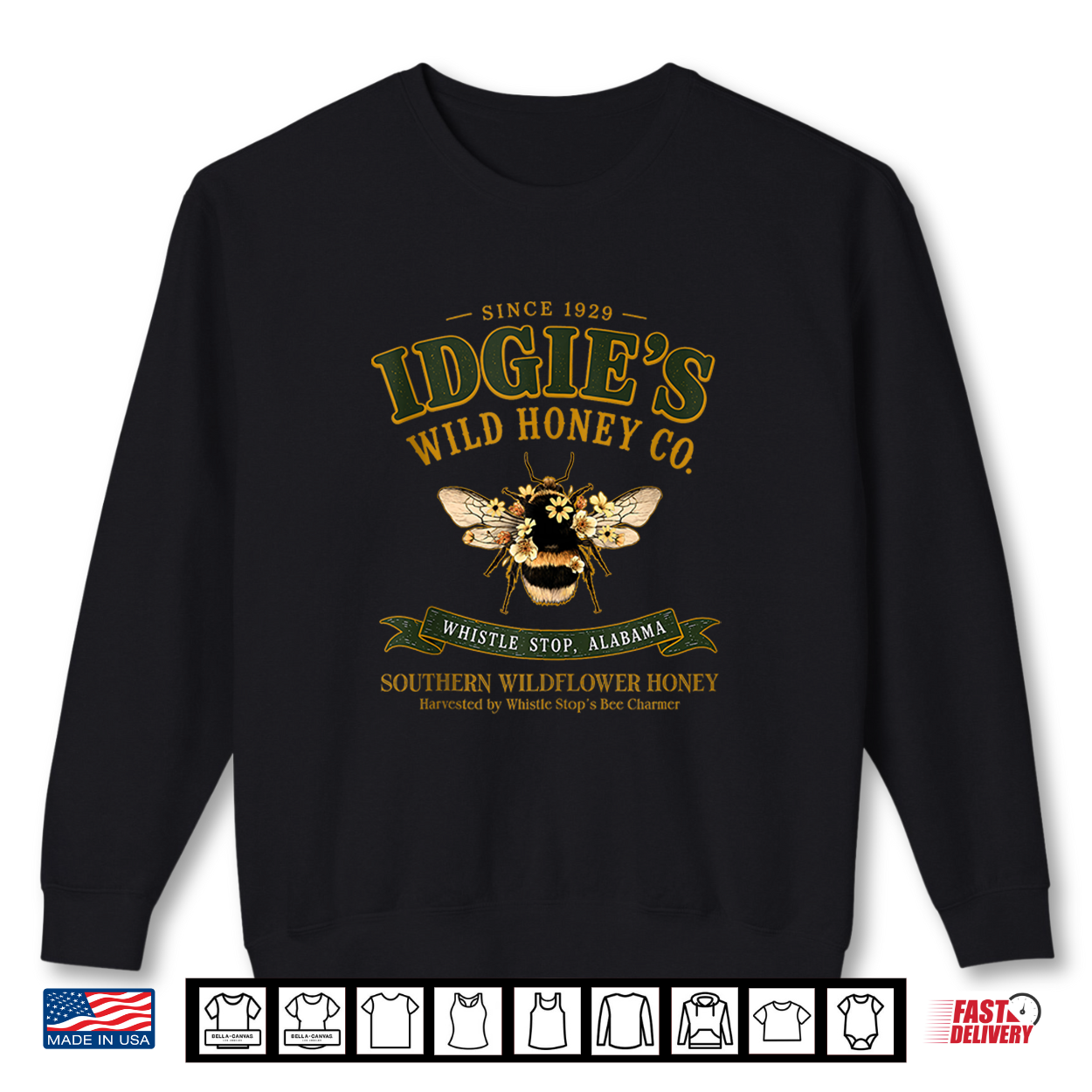 Idgie’S Wild Honey Co Southern Whistle Stop Café Graphic Shirt Idgie’S Wild Honey Co Southern Whistle Stop Café Graphic Shirt