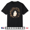 Cute Ghost Halloween Swing Spooky Fall Botanical Aesthetic Shirt