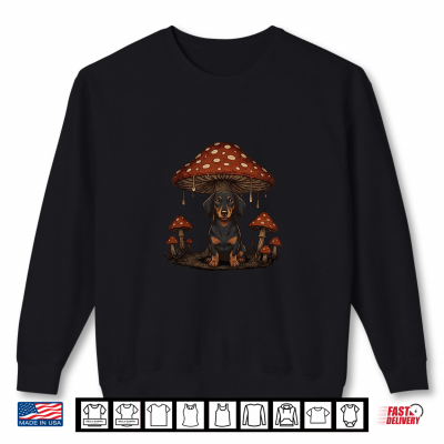 Dachshund Lover Mushroom Cottagecore Halloween Dachshund Shirt 2 Sweatshirt Dachshund Lover Mushroom Cottagecore Halloween Dachshund Shirt