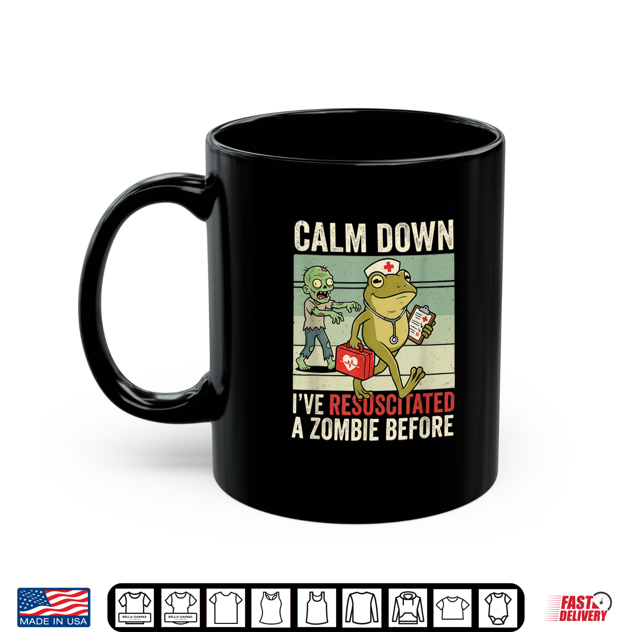 Calm Down I’Ve Resuscitated A Zombie Before Halloween Nurse Shirt Calm Down I’Ve Resuscitated A Zombie Before Halloween Nurse Shirt