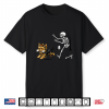 Funny Yorkie Skeleton And Halloween Shirt