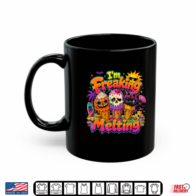 I'M Freaking Melting Spooky Summer Tropical Halloween Zombie Shirt 3 Mug Im Freaking Melting Spooky Summer Tropical Halloween Zombie Shirt