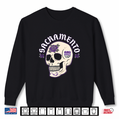 Nba Sacramento Kings Halloween Skull Shirt 2 Sweatshirt NBA Sacramento Kings Halloween Skull Shirt