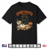 Spooky Biscuits Bakery Club Funny Black Cat Baking Ghost Shirt