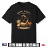 Spooky Biscuits Bakery Funny Black Cat Baking Halloween Tee Shirt