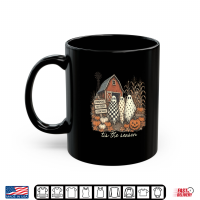 Mug Spooky Halloween Ghost Pumpkin Patch Barn Autumn Fall Vibes Shirt