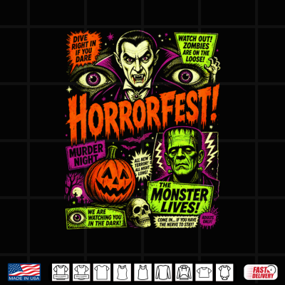 Design Vintage Horror Movie Shirt