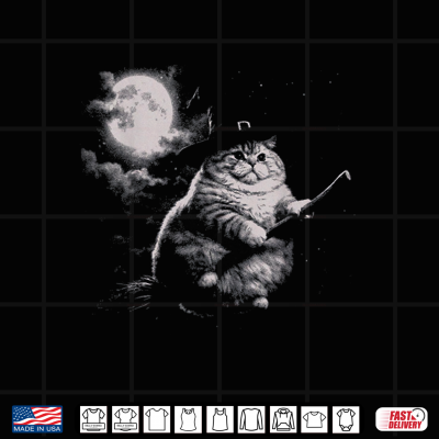 Chonk Witch Cat Meme Wizard Kitten Moon Shirt 4 Design Chonk Witch Cat Meme Wizard Kitten Moon Shirt