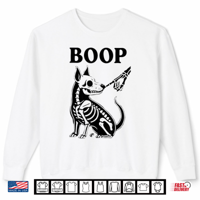 Sweatshirt Funny Skeleton Dog Halloween Costume Cute Puppy Lovers Shirt