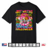 Just Waiting For Halloween Summerween Beach Spooky Ghost Shirt