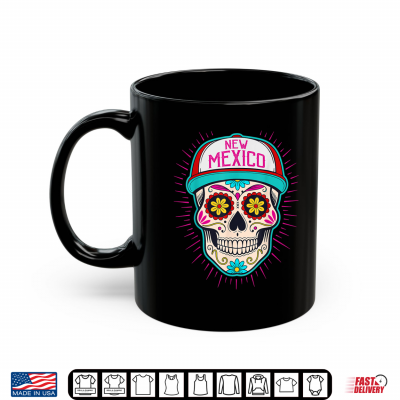 New Mexico Mexican Men Sugar Skull Nm City Day Of The Dead Shirt 3 Mug New Mexico Mexican Men Sugar Skull NM City Day of The Dead Shirt