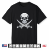 Skull And Cross Sword Bone Pirate Roger Jolly Halloween Shirt