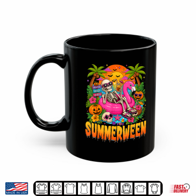 Summerween Spooky Summer Skeleton Halloween Beach Vacation Shirt 3 Mug Summerween Spooky Summer Skeleton Halloween Beach Vacation Shirt