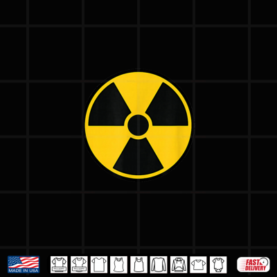 Design Nuclear Radiation Symbol Science Fiction Movies Techs Shirt