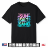 Retro Summer Vibes Sun Salt And Sand Comfort Colors Crop Top Shirt